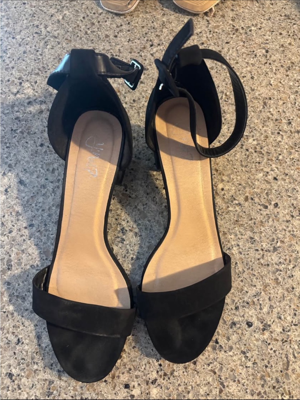 Classic Black Ankle-Strap Women's Sandals